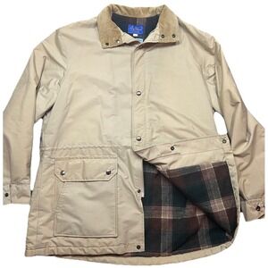 VTG Pendleton Pen West Outdoorsman Plaid Thinsulate Barn Chore Jacket Mens Large